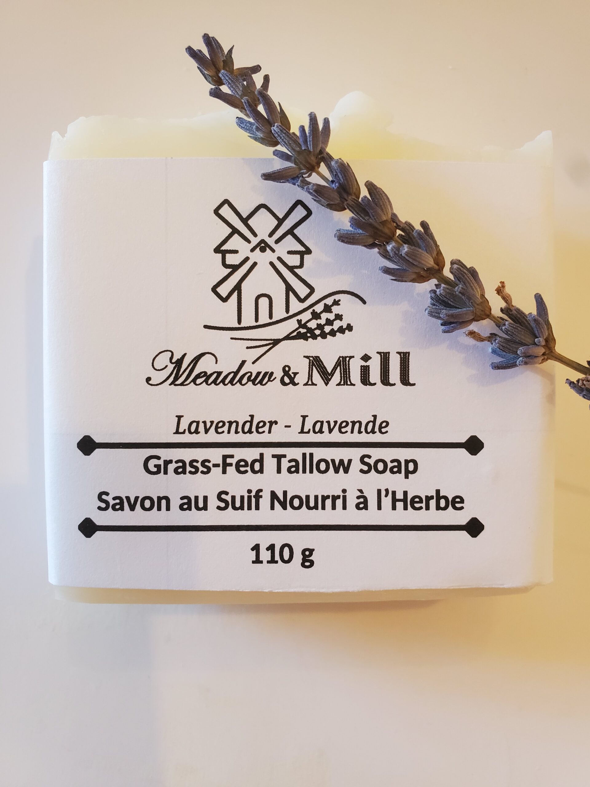 Grass-Fed Tallow Soap - Lavender