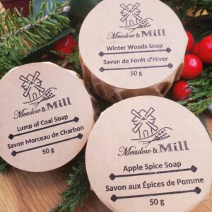 Christmas Mini Soaps Set